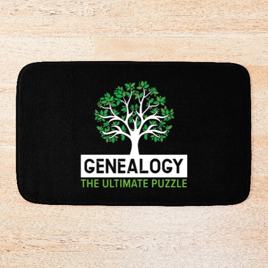 Genealogy The Ultimate Puzzle Genealogist Bath Mats