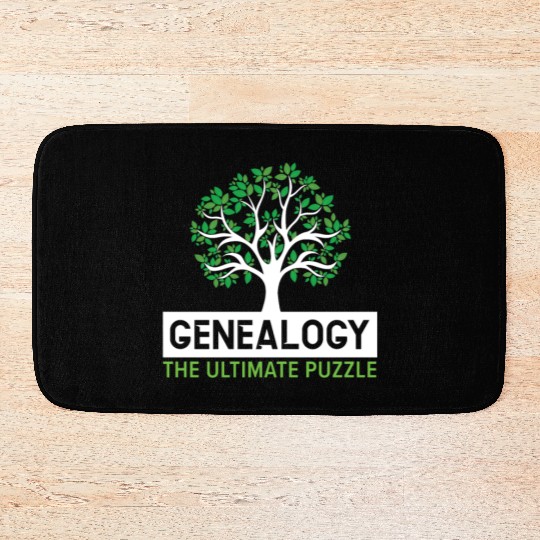Genealogy The Ultimate Puzzle Genealogist Bath Mats
