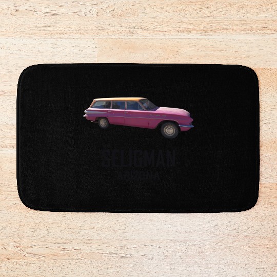 Old car city of Seligman in Arizonna, US Route 66 Bath Mats