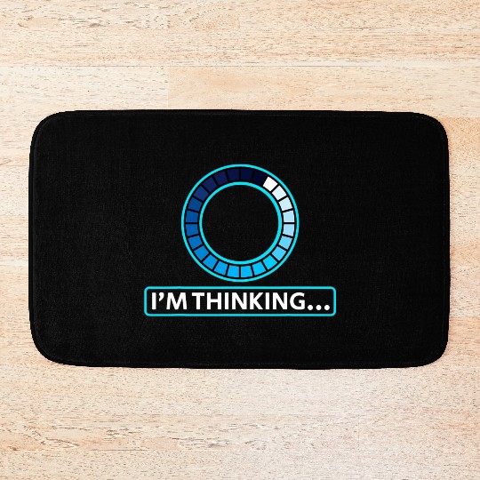 Im Thinking Computer Science Engineering Student Bath Mats