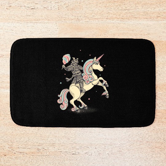 Cotton Candy Warrior Bath Mats
