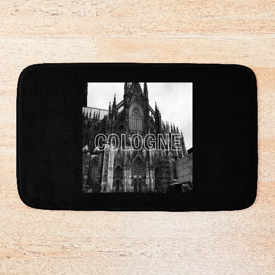 Cologne historical cathedral church in germany Bath Mats