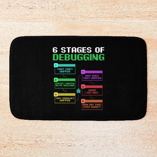 Computer Science Programmer Hacker IT Geek Bath Mats