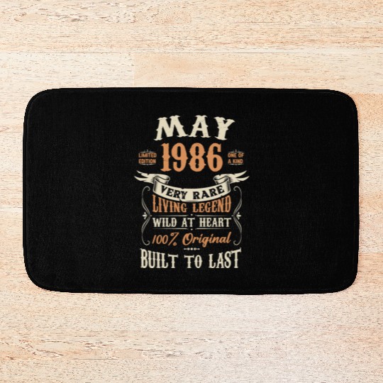 May 1986 Birthday Surprise Bath Mats