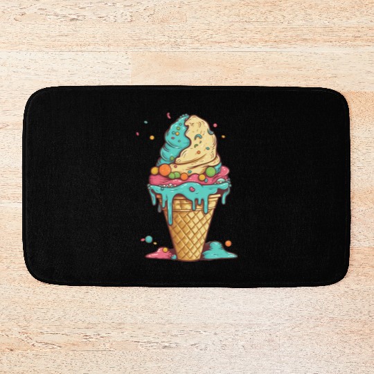 Ice Cream Dreams Bath Mats