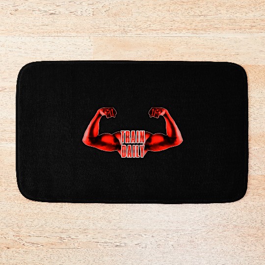 Train Daily Bath Mats