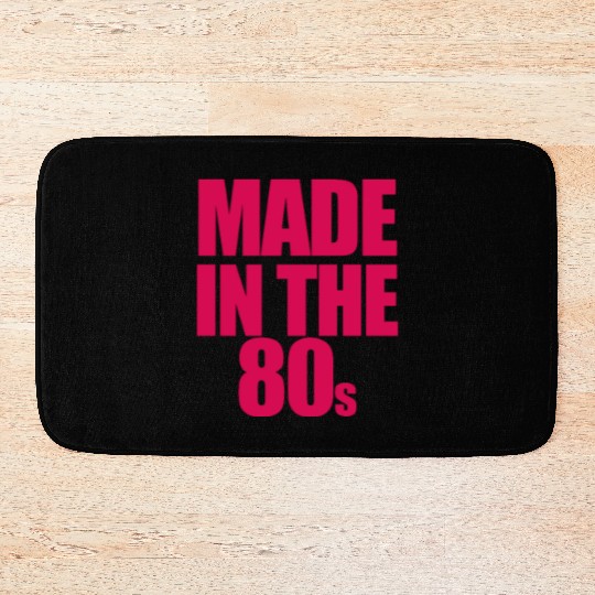 made in the 80s Bath Mats