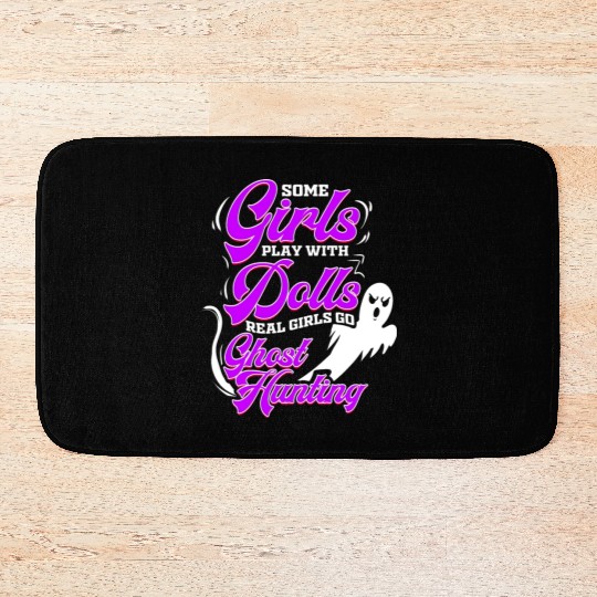Ghost Hunting Girls Ghost Hunter Paranormal Bath Mats