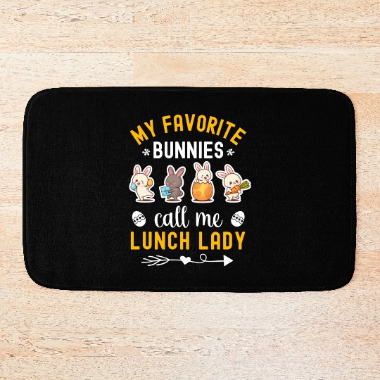 Favorite Bunnies Teacher Easter Bath Mats