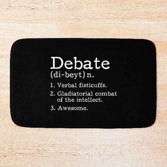 Debate Definition Bath Mats