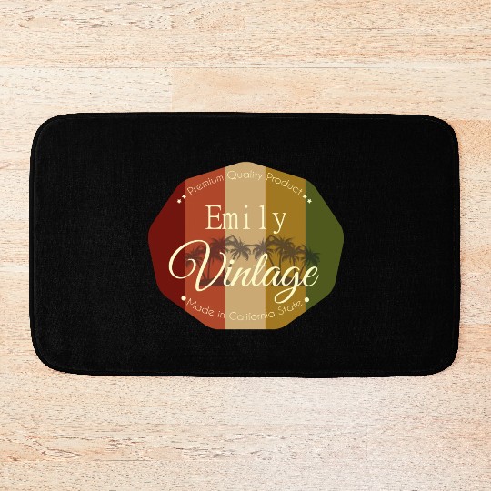 Emily Vintage Design Bath Mats
