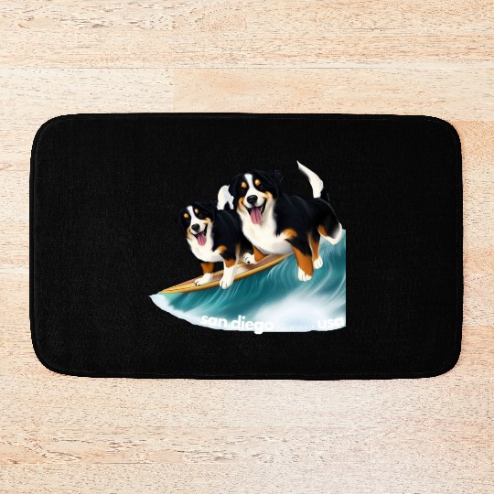 San Diego Surf Pups Bath Mats