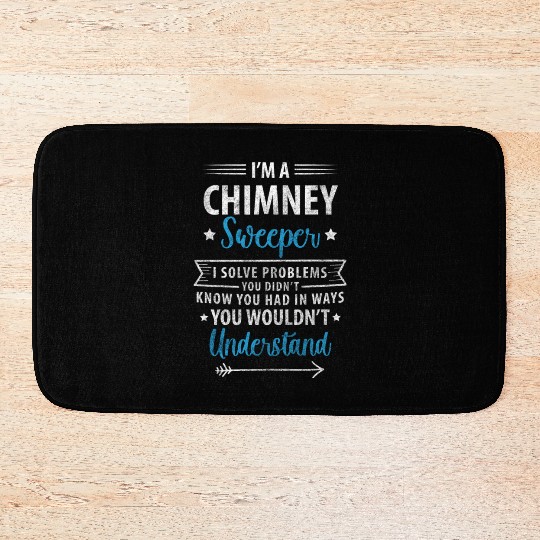 Chimney Sweep House Fireplace Sweep Bath Mats