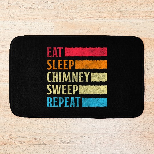 Lucky Charm New Year Fireplace Master Bath Mats