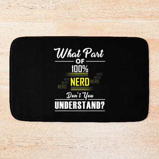 Funny Programmer Developer Computer Science 100 Bath Mats