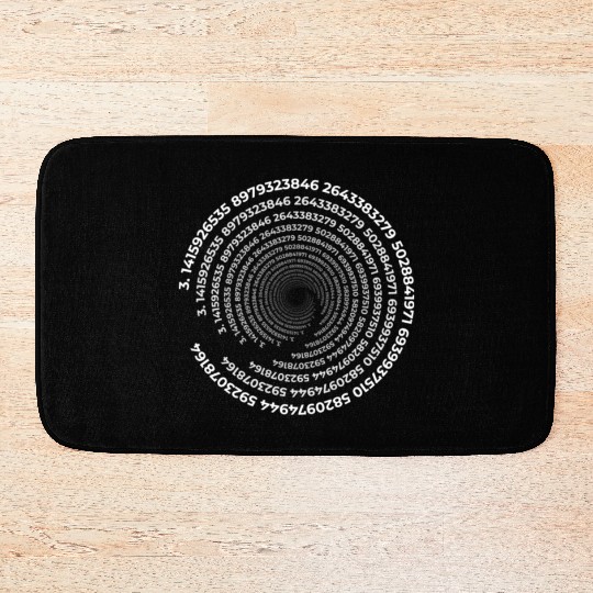 Funny Math Teacher Happy Pi Day24 Bath Mats