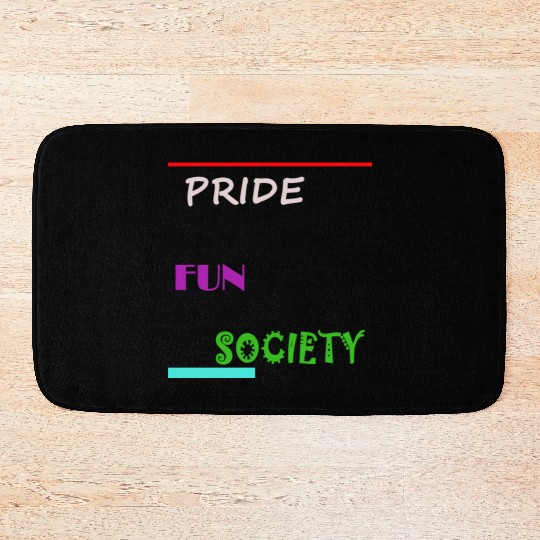 PRIDE FUN SOCIETY Bath Mats