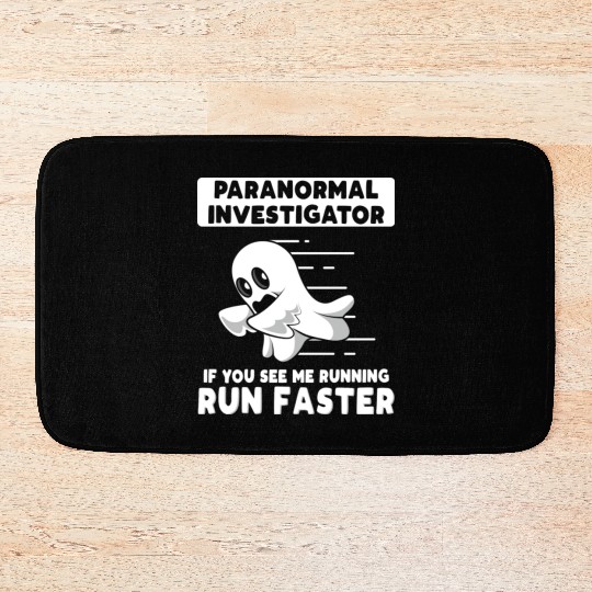 Ghost Hunting Paranormal Investigator Bath Mats