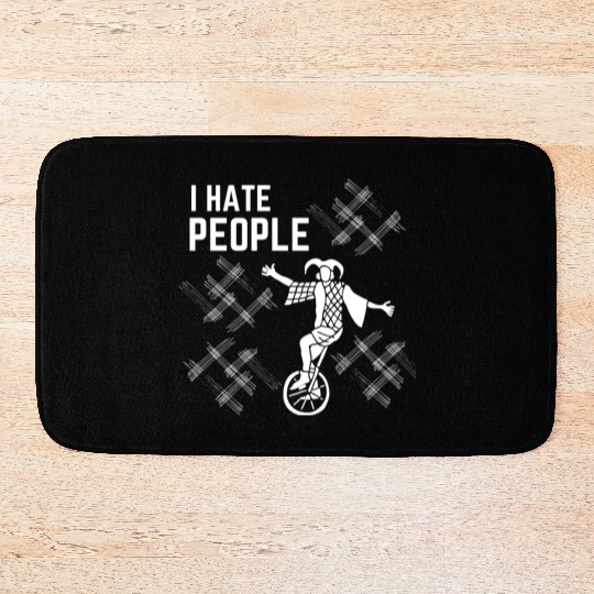 I Hate People Bath Mats