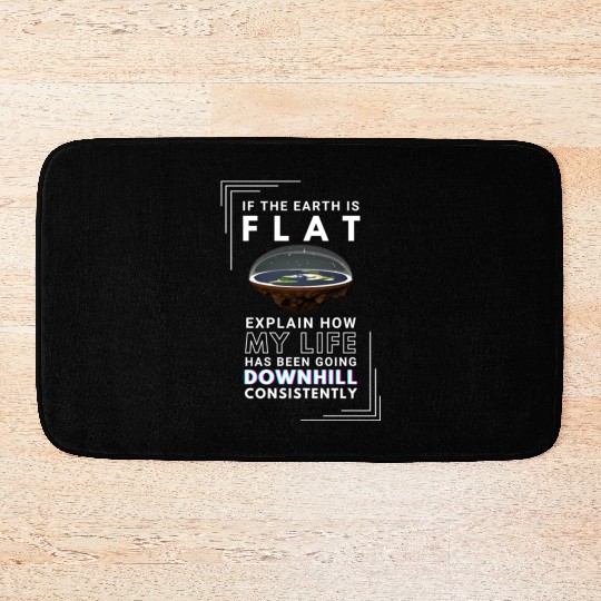 FLAT EARTH Bath Mats