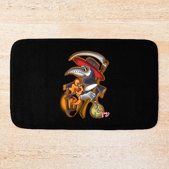 plague doctor Bath Mats