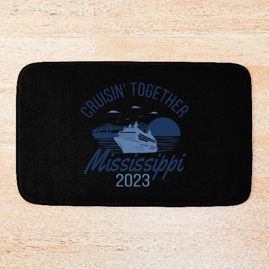Mississippi River Cruise Bath Mats