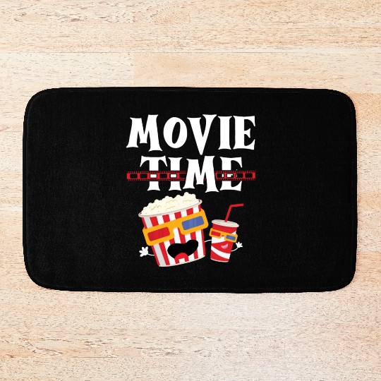 Movie Time Movie Critic Movie Marathon Film Cinema Bath Mats