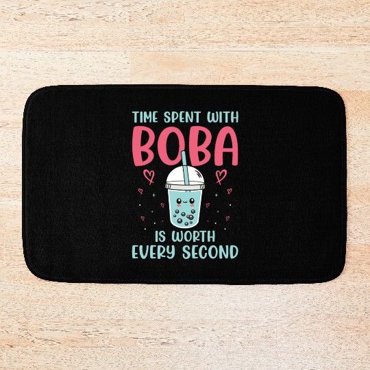 Bubble Tea Lover Boba Tea Drinker Korean Drink Bath Mats