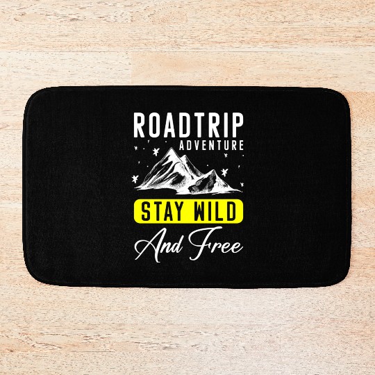 Road Trip Trip Traveller Freedom Bath Mats