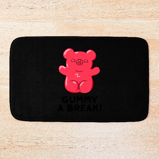 Gummy A Bread Cute Candy Bath Mats
