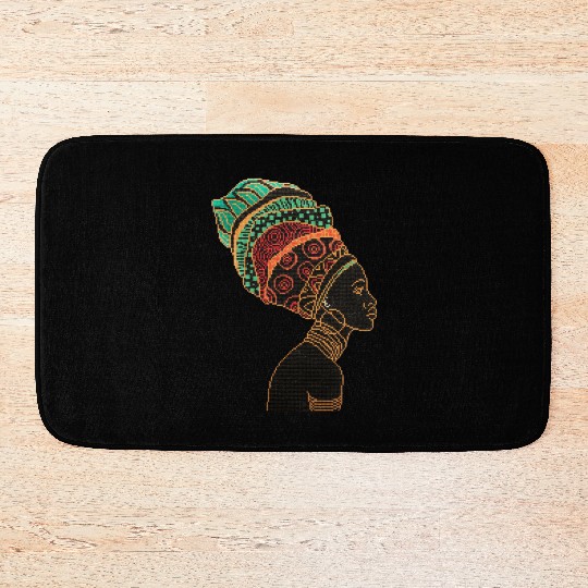 African Women Bath Mats