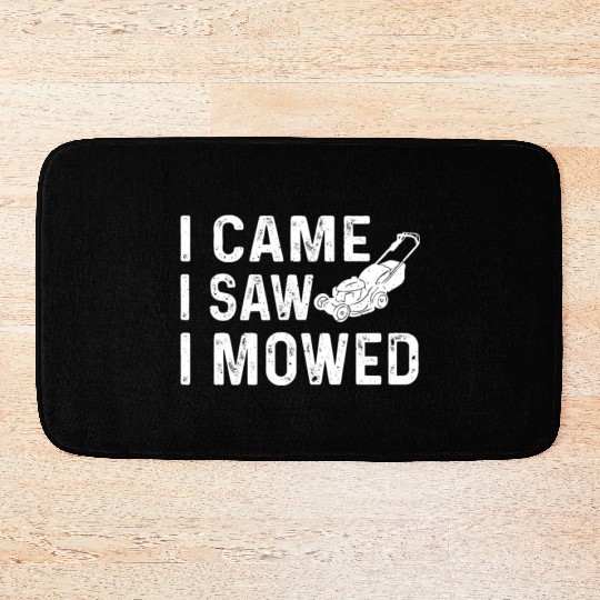 Great Lawn Mower Costume Cutting Grass Bath Mats