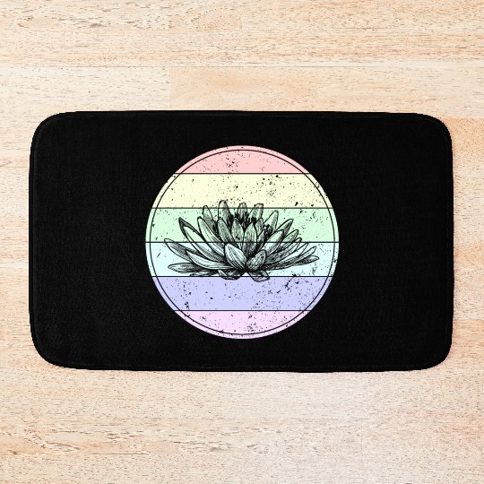 Lotus vintage - Lotus - Lotus - Buddhist Bath Mats