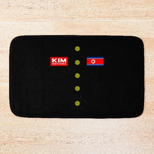 Kim Jong Un Halloween Bath Mats