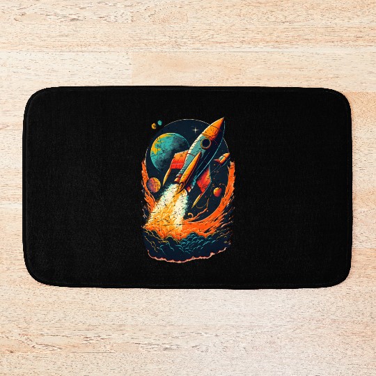 To The Mars Bath Mats