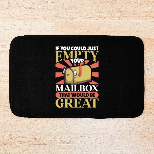 Postal Worker Mail Lady Mail Carrier Postal Bath Mats