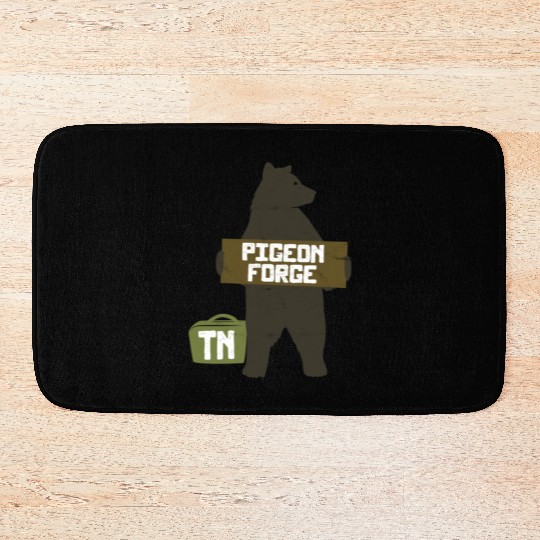 Pigeon Forge Tennessee Great Smoky Mountains Bear Bath Mats