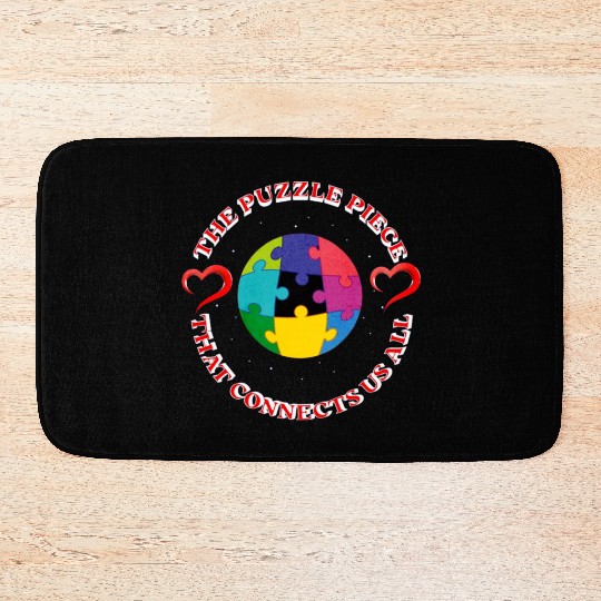 The Heart of Our Family Bath Mats