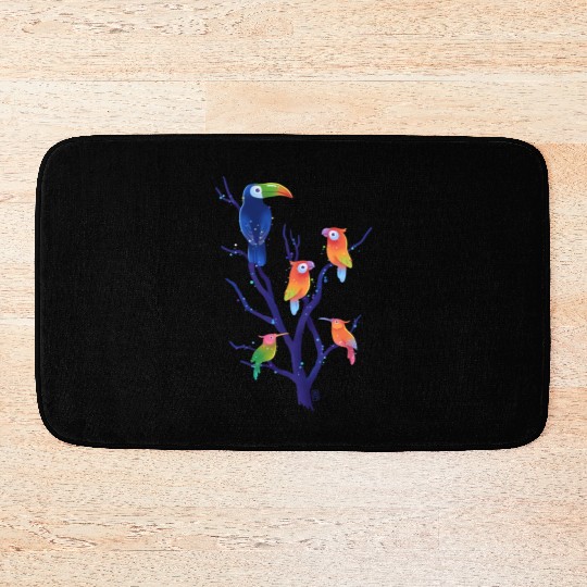 Birds Of Paradise Bath Mats