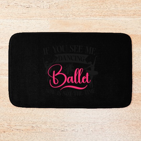 Ballet Dancer Dance Girl Ballerina Bath Mats