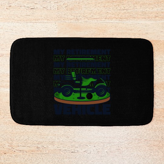 My Retirement Vehicle Golfing Legend Player Pro Bath Mats