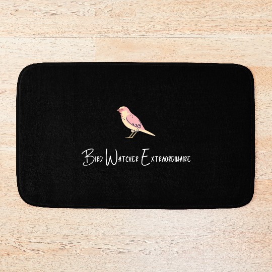 Bird Watcher Bath Mats