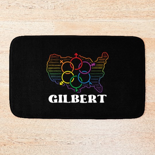 Gilbert Pride Month Pride Flag LGBT Community LGBT Bath Mats