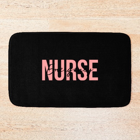 Er Nurse Emergency Room Nurse Registered Nurse Bath Mats