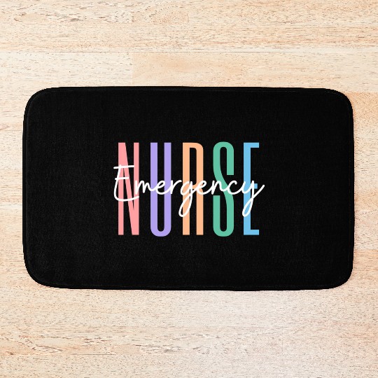 Er Nurse Emergency Room Nurse Registered Nurse Bath Mats