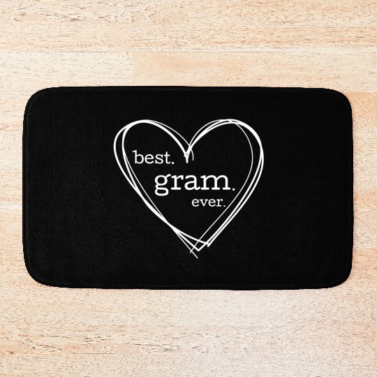 Best Gram Ever National Grandparents Day Bath Mats