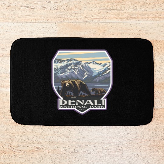 Denali national park Bath Mats