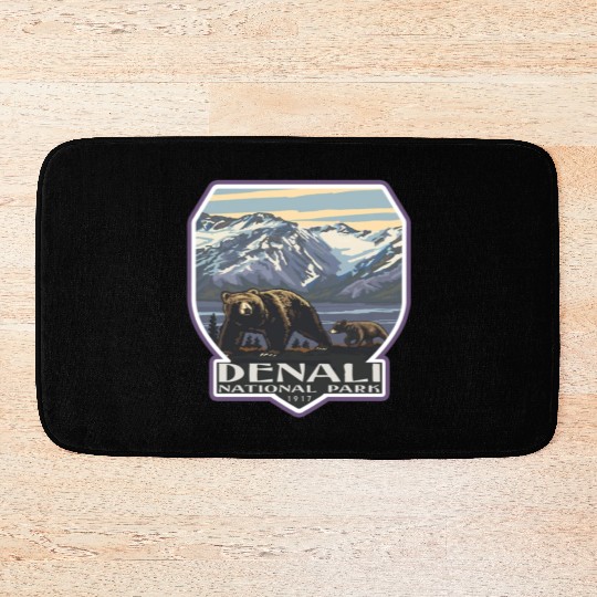Denali national park Bath Mats