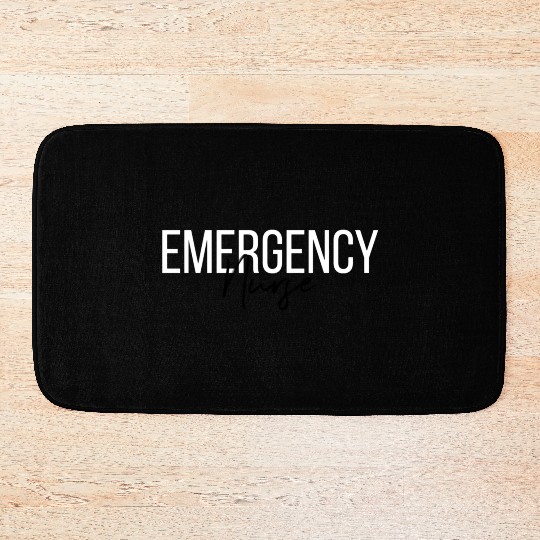 Er Nurse Emergency Room Nurse Registered Nurse Bath Mats