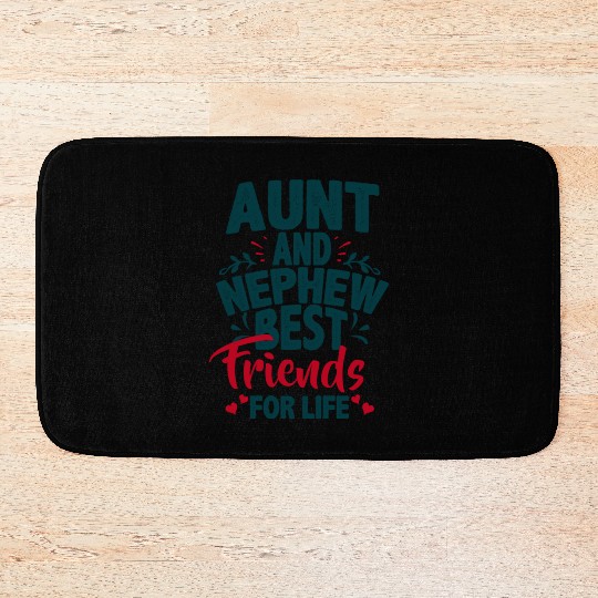 Aunt And Nephew Best Friends Bath Mats
